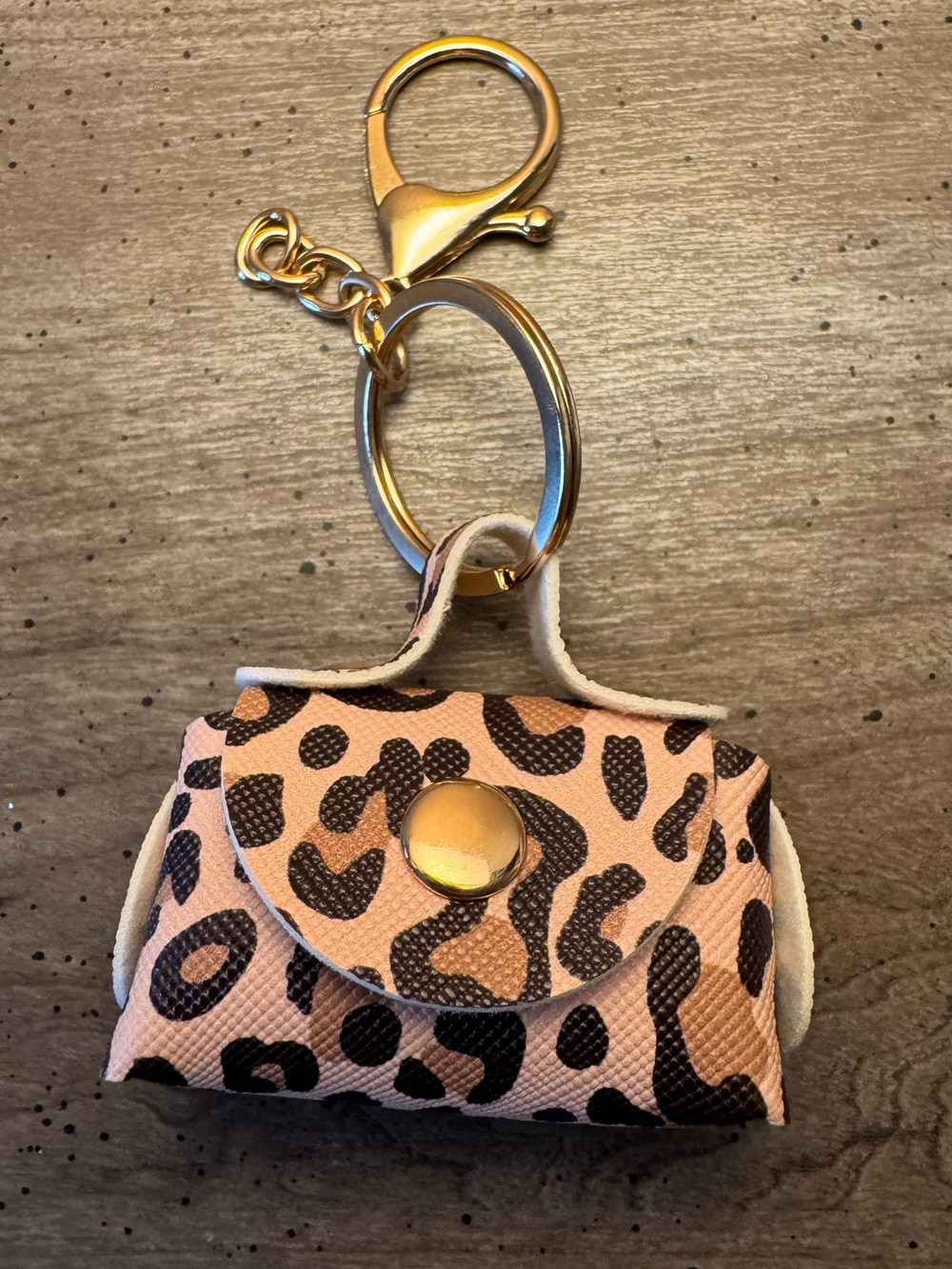 Leopard Print Mini Purse Keychain/Bag Charm - PICK ONE - Picture 2 of 10
